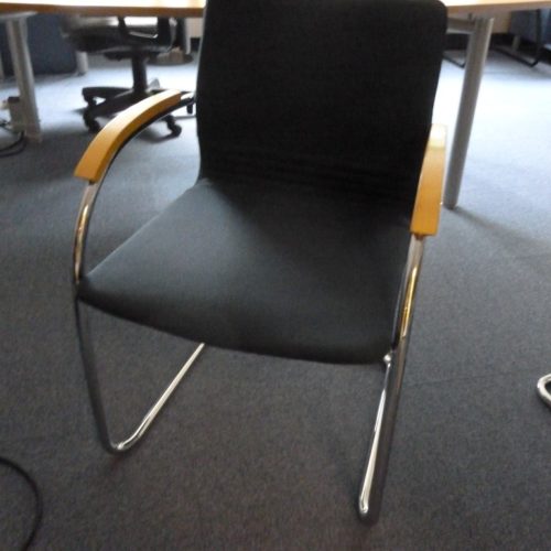 Chaise directeur noire