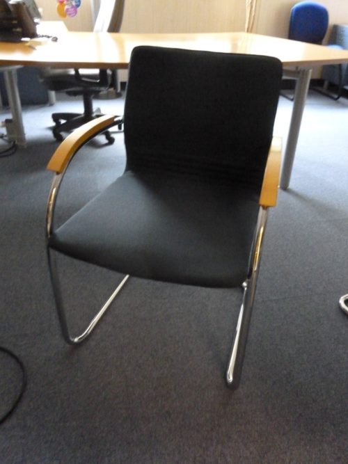 Chaise directeur noire