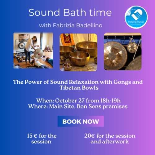 Sound Bath time and Afterwork